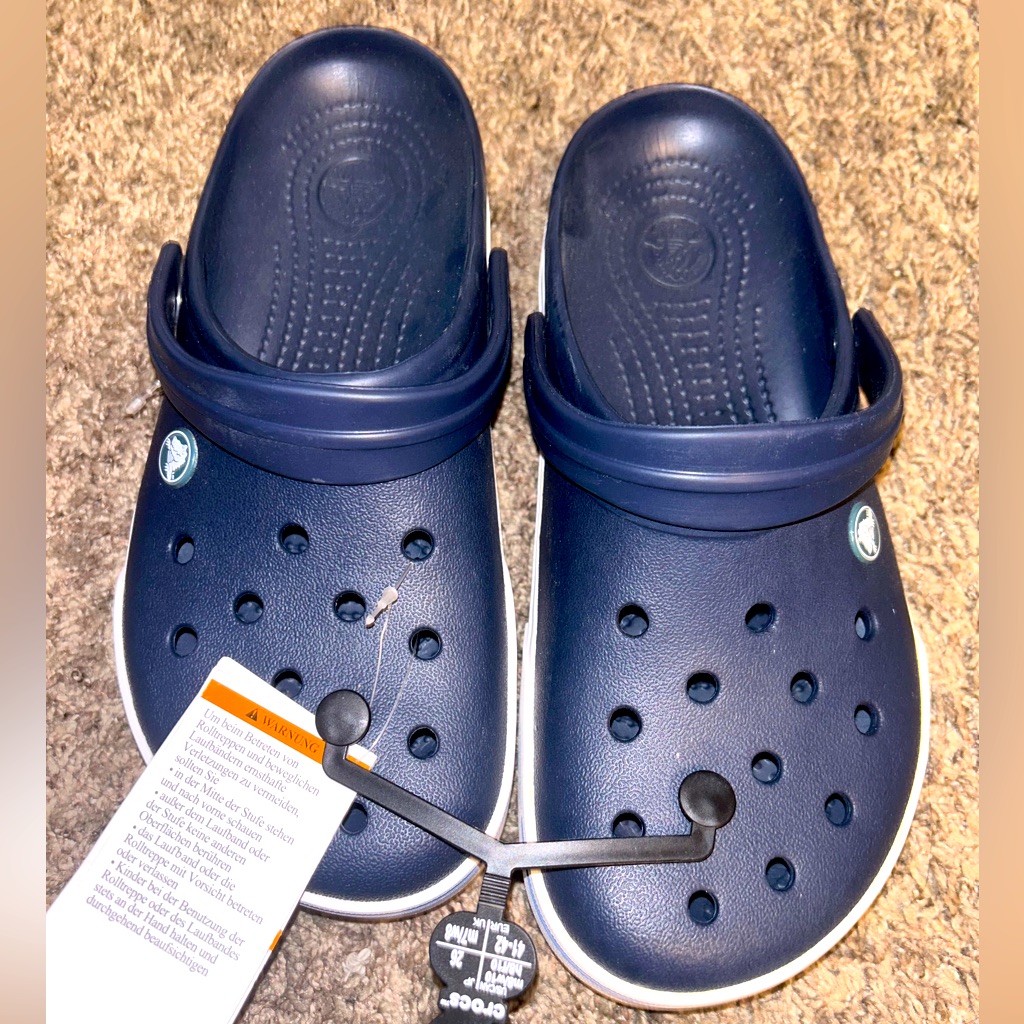 Crocs Crocband Crocs Navy Blue Nwt Crocs